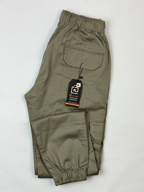 Cargo Trousers Silver