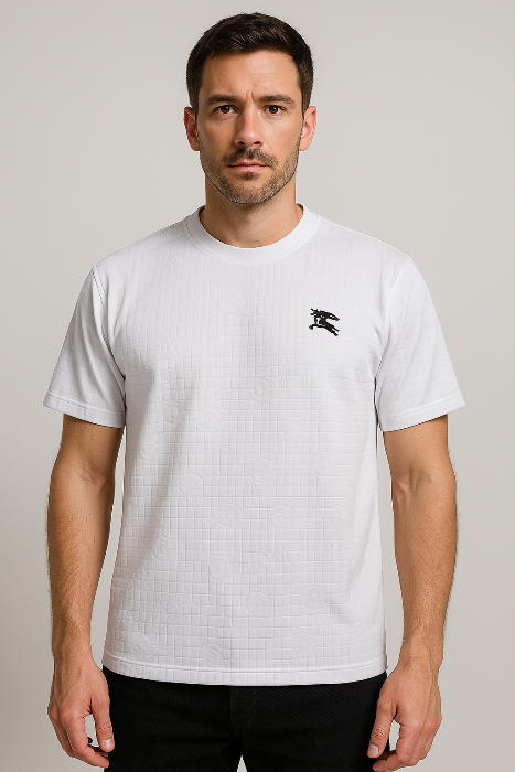 Prime Edition - White Down Shoulder T shirt